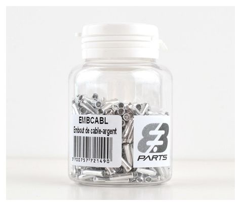 Parts 8.3 x500 Wire End Covers Silver