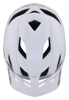 Troy Lee Designs Flowline White Kids Helmet