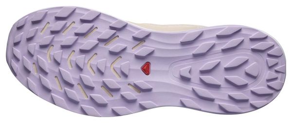 Salomon Ultra Glide 2 Beige Violet Damen Trailrunning-Schuhe