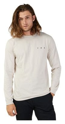T-shirt à manches longues Fox Diffuse Premium Blanc vintage 