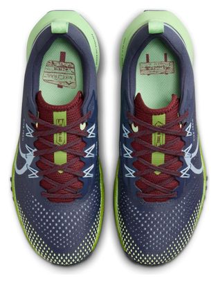 Nike React Pegasus Trail 4 Dames Hardloopschoenen Blauw Groen