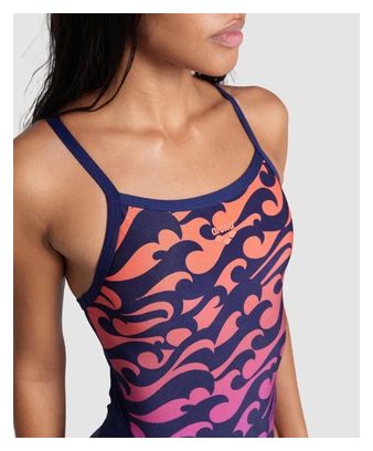 Arena Surfs Up Swimsuit Lightdro Pink / Blue