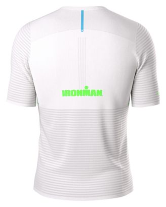 Maglietta Compressport Pro Racing Ironman 2026 bianca da uomo