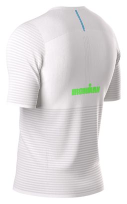 Maglietta Compressport Pro Racing Ironman 2026 bianca da uomo