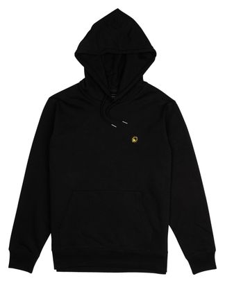 Felpa con cappuccio Burgtec Icon nera unisex