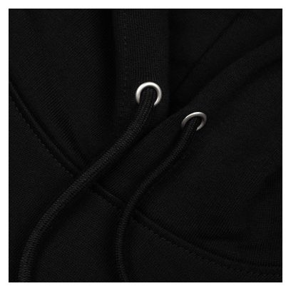 Felpa con cappuccio Burgtec Icon nera unisex