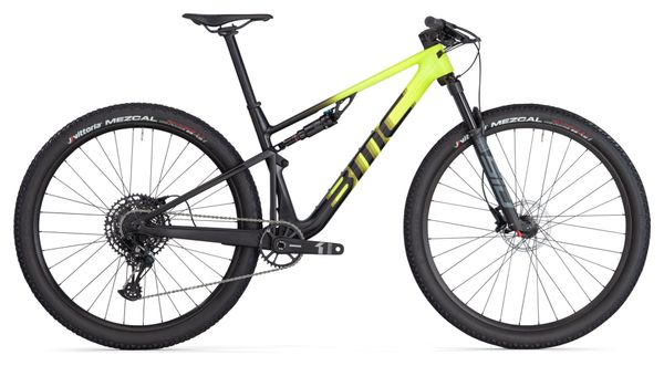 BMC Fourstroke Four Volledig geveerde MTB Sram NX Eagle 12S 29'' Zuurgeel Zwart 2024