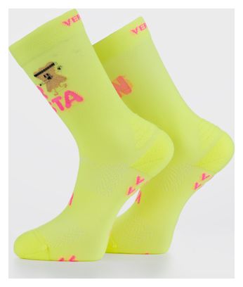 Chaussettes Vertical Mountain Run For Pasta Jaune Fluo
