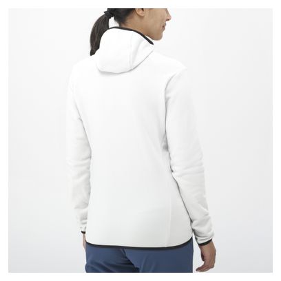 Sudadera polar Millet Seneca Hoodie blanca para mujer