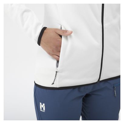 Sudadera polar Millet Seneca Hoodie blanca para mujer