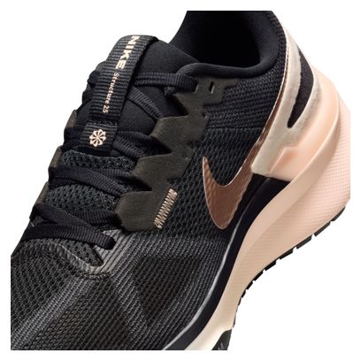 Nike Structure 25 Schwarz Beige Damen Laufschuhe