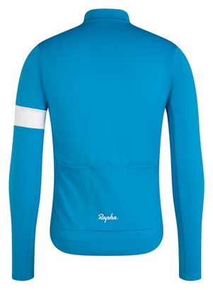 Rapha Core Thermal Long Sleeve Jersey Blue/White Men's
