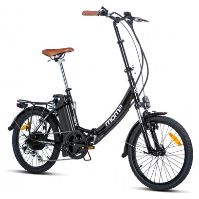 Vélo Pliant Electrique Moma Bikes E-20.2 Shimano 7v Noir