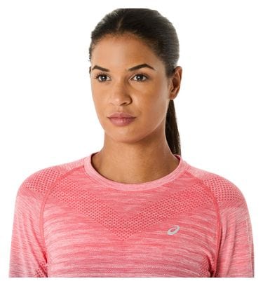 Maillot manches longues Asics Seamless Corail/Violet Femme