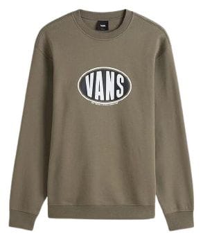 Vans Herren Sweatshirt Spray On Loose Crew Braun