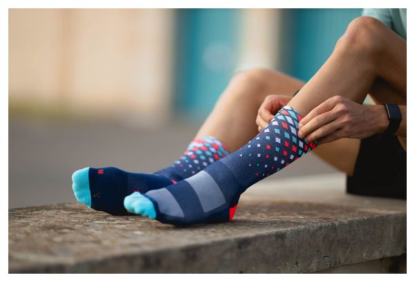 Chaussettes Incylence Crystals Bleu/Marine/Turquoise 