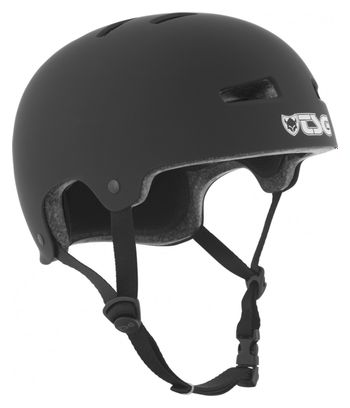 Casco TSG Evolution Color Sólido Negro Plano