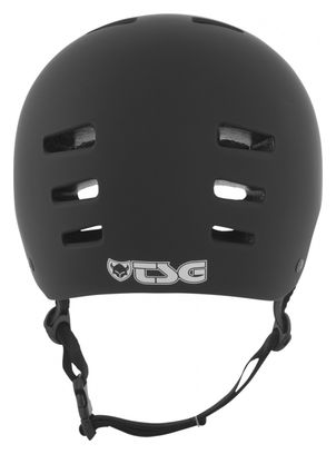 Casco TSG Evolution tinta unita piatta nera