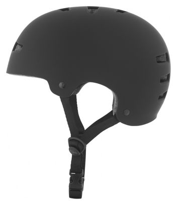 Casco TSG Evolution tinta unita piatta nera