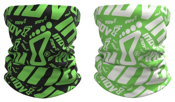 Inov-8 Snood Negro / Verde y Blanco / Verde (Pack de 2)