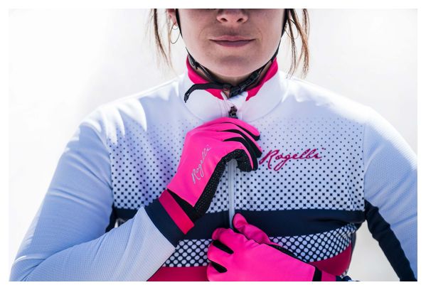 Gants Velo Long De Hiver Rogelli Laval - Femme - Rose