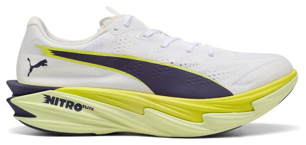 Scarpe da corsa Puma Deviate Nitro Elite 4 Bianco/Giallo Uomo