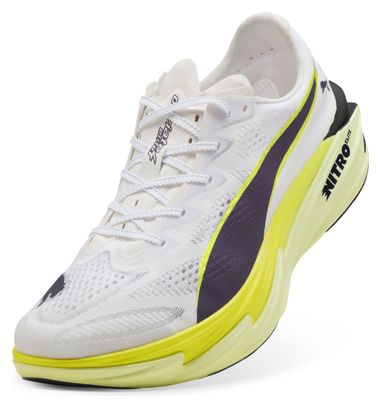 Scarpe da corsa Puma Deviate Nitro Elite 4 Bianco/Giallo Uomo
