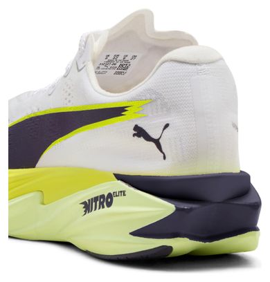 Scarpe da corsa Puma Deviate Nitro Elite 4 Bianco/Giallo Uomo