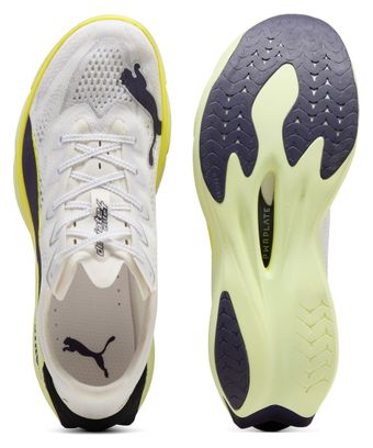 Scarpe da corsa Puma Deviate Nitro Elite 4 Bianco/Giallo Uomo