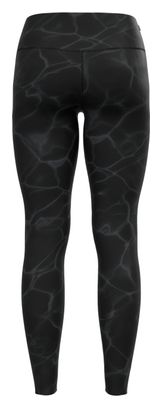 Collant Running Femme Odlo Zeroweight Print Noir