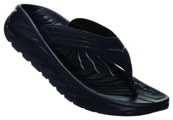 Hoka Ora Recovery Flip Black | Alltricks.com