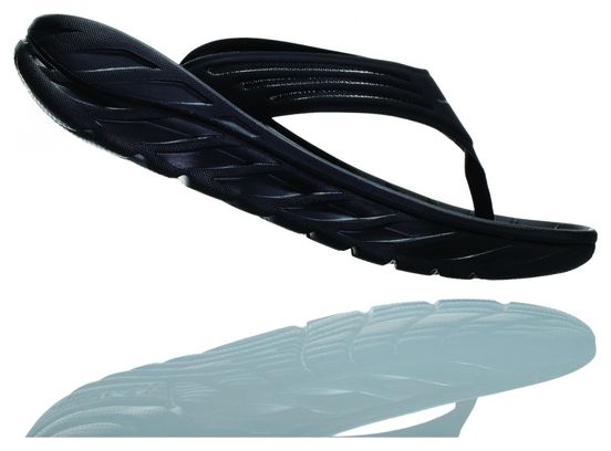 Hoka Ora Recovery Flip Black | Alltricks.com