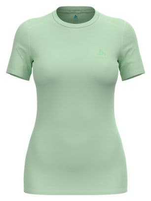 Camiseta técnica de mujer Odlo Merino 160 Natural Verde Claro