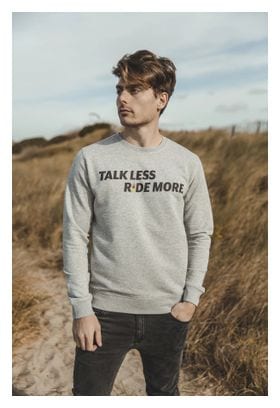 Çois Unisex 'Talk Less Ride More' Grijs Sweatshirt