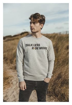 Unisex Çois 'Talk Less Ride More' Grey Sweatshirt