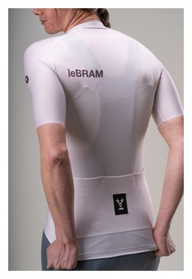 Camiseta de manga corta para mujer LeBram Training, color beige