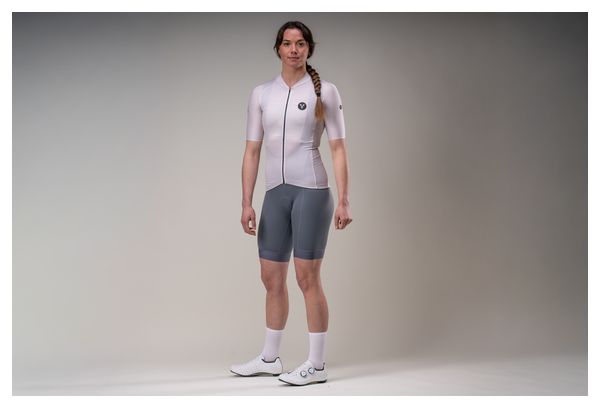 Camiseta de manga corta para mujer LeBram Training, color beige