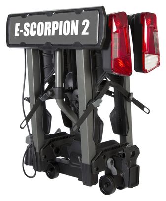 Buzz Rack E-Scorpion 2 Portabici da Traino 13 Perni - 2 (E-Bikes Compatibili) Bici Nero
