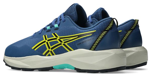 Asics Pre Venture 11 GS Trail-Schuhe Blau/Grün/Rosa Kinder