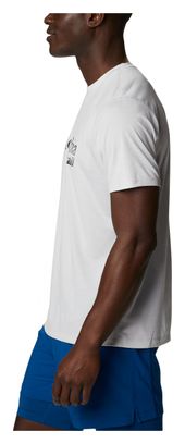 T-Shirt Columbia Trinity Trail Graphic Blanc Homme