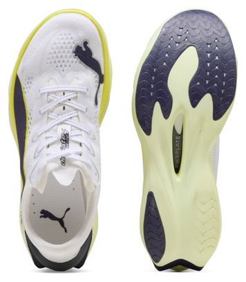 Zapatillas de running Puma Deviate Nitro Elite 4 Blanco/Amarillo Mujer