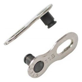 Set van 6 Snelkoppelingen Onderdelen 8.3 11 Speed Zilver