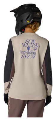 Maglia a maniche lunghe Fox Defend Park beige da donna