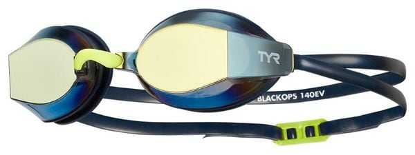 Lunettes de natation Tyr Blackops Racing Miroir Bleu Gold