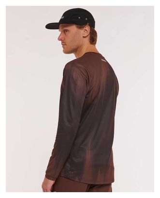 Dharco Gravity Brown Long Sleeve Jersey