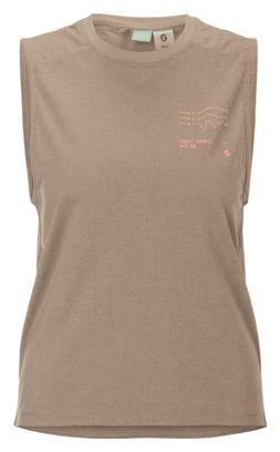 Canotta Scott Tank Vertic Beige da donna