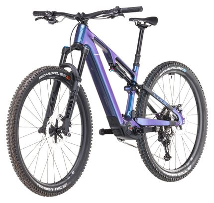 Cube AMS Hybrid One44 C:68X SLX 400X Electric Full Suspension MTB Shimano XT 12S 400 Wh 29'' Deepcobalt Blue Purple 2025