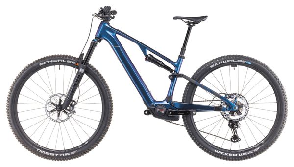 Cube AMS Hybrid One44 C:68X SLX 400X Electric Full Suspension MTB Shimano XT 12S 400 Wh 29'' Deepcobalt Blue Purple 2024