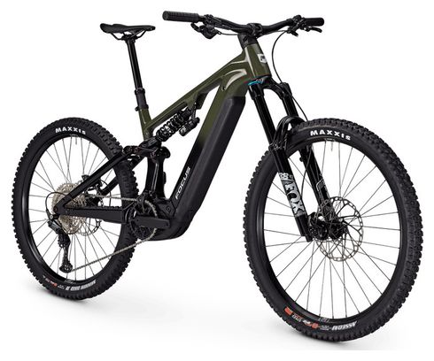Mountain bike elettrica full-suspension Focus SAM² 6.8 Shimano 12V 800Wh Bosch 120 Nm 29/27,5'' Verde scuro/Nero