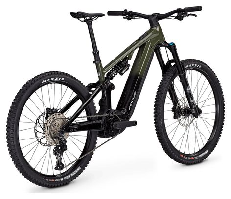 Mountain bike elettrica full-suspension Focus SAM² 6.8 Shimano 12V 800Wh Bosch 120 Nm 29/27,5'' Verde scuro/Nero